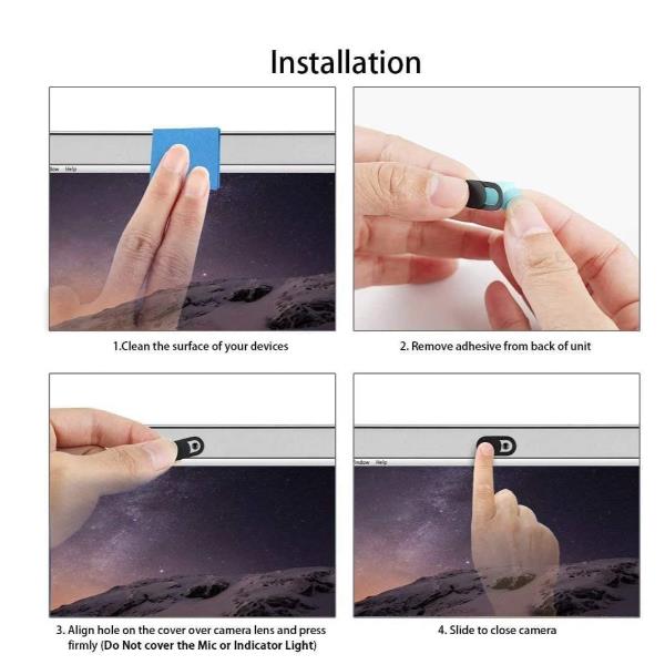 Nilox COPRI WEBCAM PRIVACY 3PZ BIANCO